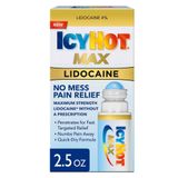  Dầu lăn giảm đau Icy Hot max lidocaine medicated pain relief liquid 2.5Oz 73ml 