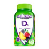  Viên uống bổ sung Vitamin D3 Vitafusion Vitamin D3 Gummies - Peach, Blackberry & Strawberry 150 viên 