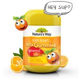  Kẹo Dẻo Nature's Way Kids Smart Vita Gummies Vitamin C + Zinc 