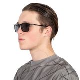  Mắt kính thời trang Calvin Klein Grey Rectangular Men's Sunglasses CK20524S 001 57 