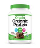  Bột bổ sung Orgain Organic Vegan Protein Powder Creamy Chocolate Fudge <1g Sugar 32.4Oz 920g 