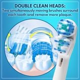  Set 4 đầu thay bàn chài Replacement Brush Heads Soft Bristles 