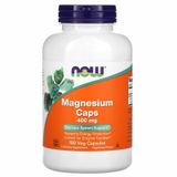  Viên uống bổ sung Magie Now Magnesium caps, 400 mg, 180 viên 