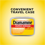  Viên nhai hỗ trợ say tàu xe cho bé vị nho Dramamine Motion Sickness Relief for Kids Grape Flavor 8 viên 