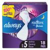  Băng vệ sinh Always Infinity Extra Heavy Absorbency Overnight Sanitary Pads with Wings Size 5 18 miếng 