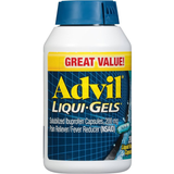  Viên uống giảm đau hạ sốt Advil Liqui-Gels pain reliever and fever reducer, solubilized Ibuprofen 200mg, 2 viên 