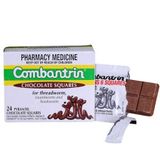  Viên tẩy giun Pharmacy Medicine Combantrin Chocolate Squares 24v 