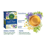  Trà hoa cúc hỗ trợ giấc ngủ Traditional Medicinals organic nighty night 16 túi 