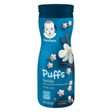  Bánh ăn dặm cho bé Gerber Puffs Cereal Snack, Vanilla, 1.48oz 42g 