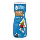  Bánh ăn dặm cho bé Gerber Graduates Puffs Cereal Snack, Strawberry Apple, 1.48 Ounce 