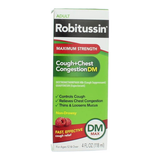  Siro giảm ho cho người lớn Robitussin adult cough+chest congestion DM liquid 4Oz 118ml 