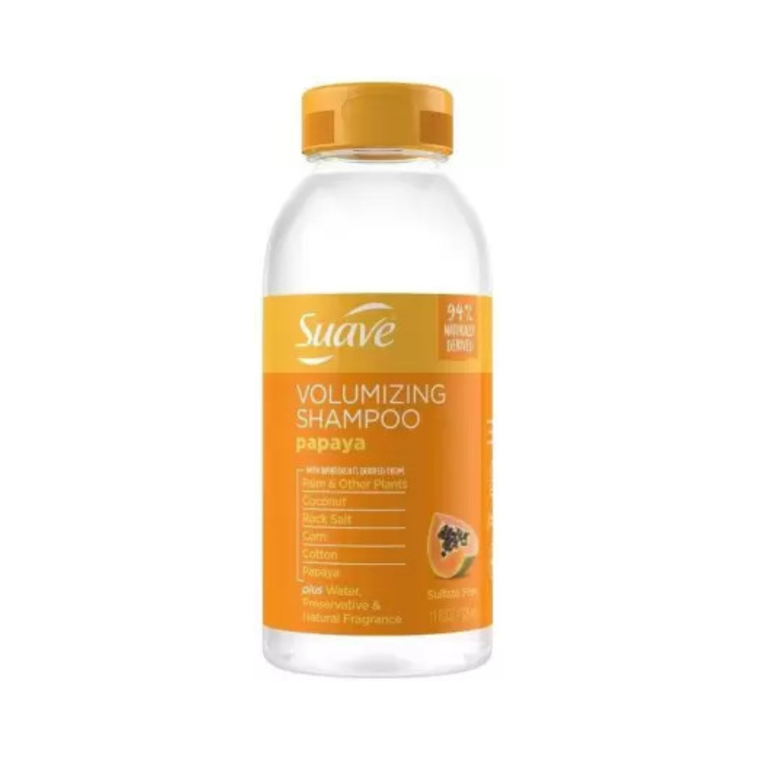  Dầu xả Suave Naturally Derived Papaya Volumizing Shampoo 11Oz 325ml 