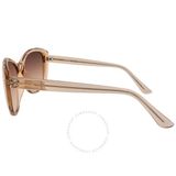  Mắt kính Calvin Klein Brown Gradient Butterfly Ladies Sunglasses CK19560S 