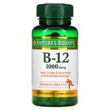  Viên uống bổ sung vitamin B12 1000mcg Nature's Bounty supports energy metabolism 200 viên 