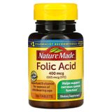  Viên uống bổ sung Nature Made Folic Acid 400mcg 250 viên 