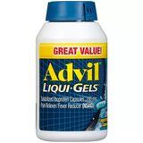  Viên uống giảm đau hạ sốt Advil Liqui-Gels Pain Reliever/Fever Reducer Liquid Filled Capsules 200 viên 