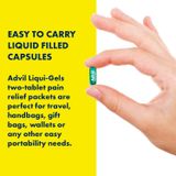 Viên uống giảm đau hạ sốt Advil Liqui-Gels Pain Reliever/Fever Reducer Liquid Filled Capsules 200 viên 