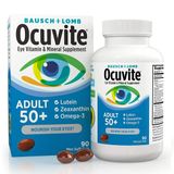  Viên uống bổ mắt Bausch & Lomb Ocuvite Adult 50+ Vitamin & Mineral Supplement 90 viên 