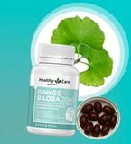  (Úc) Viên uống bổ não Healthy Care Ginkgo Biloba 2000mg 100 viên 