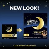  Băng vệ sinh dạng quần Always ZZZ Period Underwear 360 Coverage Overnight Disposable Size S/M 7 cái 