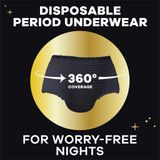  Băng vệ sinh dạng quần Always ZZZ Period Underwear 360 Coverage Overnight Disposable Size S/M 7 cái 