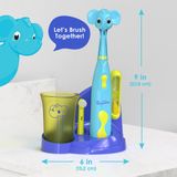  Set bàn chải pin cho bé Brusheez® Ollie the Elephant Kid's Electric Toothbrush Ages 3+ 