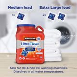  Viên Giặt Kirkland Ultra Clean 152 Viên 3.04kg 107Oz 