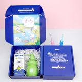  Combo Hành Trình Xanh To gồm: 1 Xịt Vệ Sinh Răng Miệng Wetee 50ml và 1 Gel Đánh Răng 100ml Cho Bé Từ 1 Tuổi Tặng Bàn Chải Lông Mềm Hình Đáng Yêu Cho Bé 