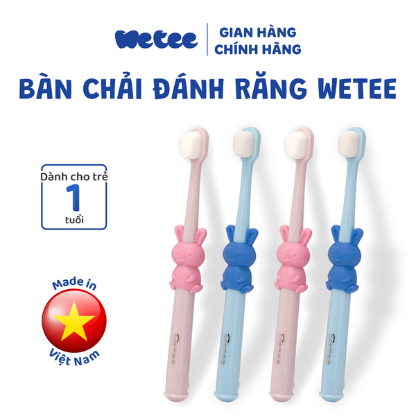  Bàn Chải Siêu Mềm Wetee Cho Bé 1 Tuổi Trở Lên, Hình Cực Yêu 