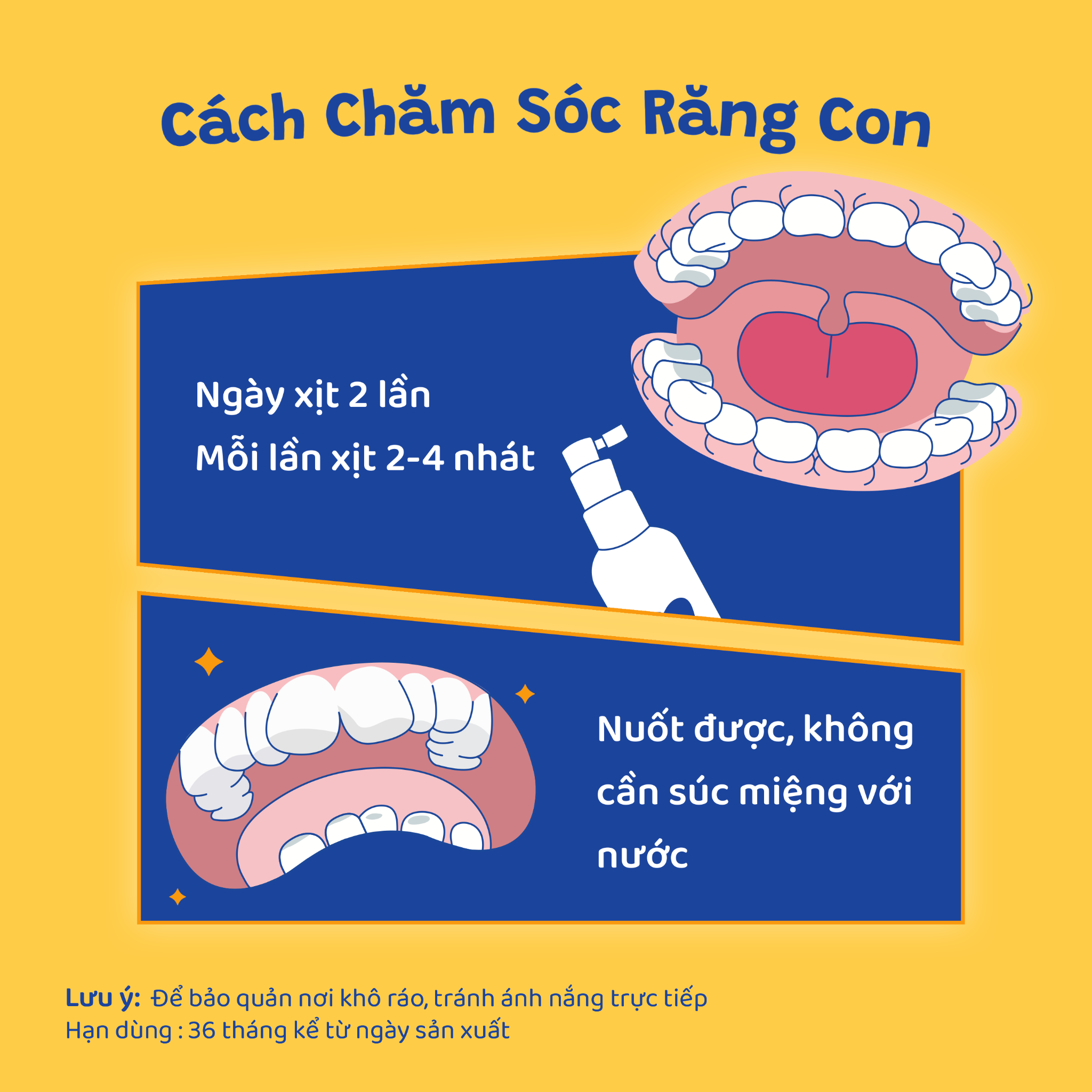  Xịt Wetee Vệ Sinh Răng Miệng Cho Bé Từ 3 Tuổi Trở Lên 50ml (Safeformula Booster),Hương Cam, Vị Ngọt,  Hỗ Trợ Làm Sạch Khoang Miệng, Hỗ Trợ Chống Sâu Răng, Hỗ Trợ Loại Bỏ Mảng Bám Trên Răng Của Trẻ 