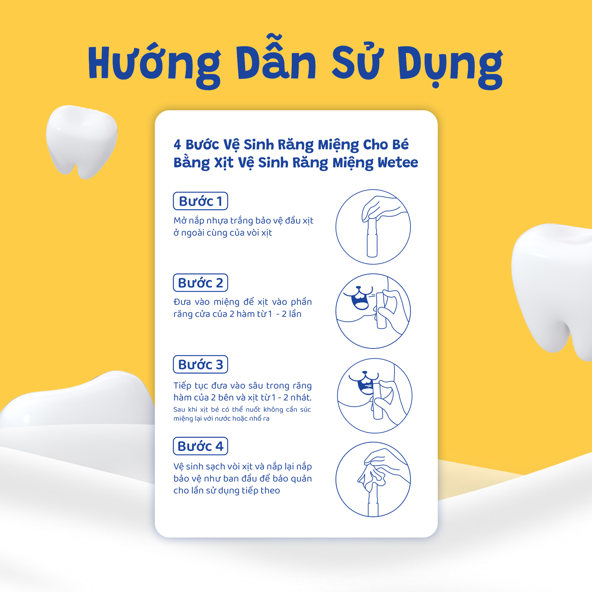  Combo 2 Xịt Wetee (Safeformula Booster) Vệ Sinh Răng Miệng Cho Bé Từ 3 Tuổi Trở Lên, Hương Cam, Vị Ngọt,  Hỗ Trợ Làm Sạch Khoang Miệng, Hỗ Trợ Chống Sâu Răng, Hỗ Trợ Loại Bỏ Mảng Bám Trên Răng Của Trẻ 