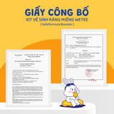  Combo 2 Xịt Wetee (Safeformula Booster) Vệ Sinh Răng Miệng Cho Bé Từ 3 Tuổi Trở Lên, Hương Cam, Vị Ngọt,  Hỗ Trợ Làm Sạch Khoang Miệng, Hỗ Trợ Chống Sâu Răng, Hỗ Trợ Loại Bỏ Mảng Bám Trên Răng Của Trẻ 