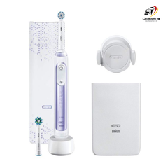 Bàn chải điện cao cấp ORAL-B Power Genius 10200W màu tím kèm hộp đựng du lịch