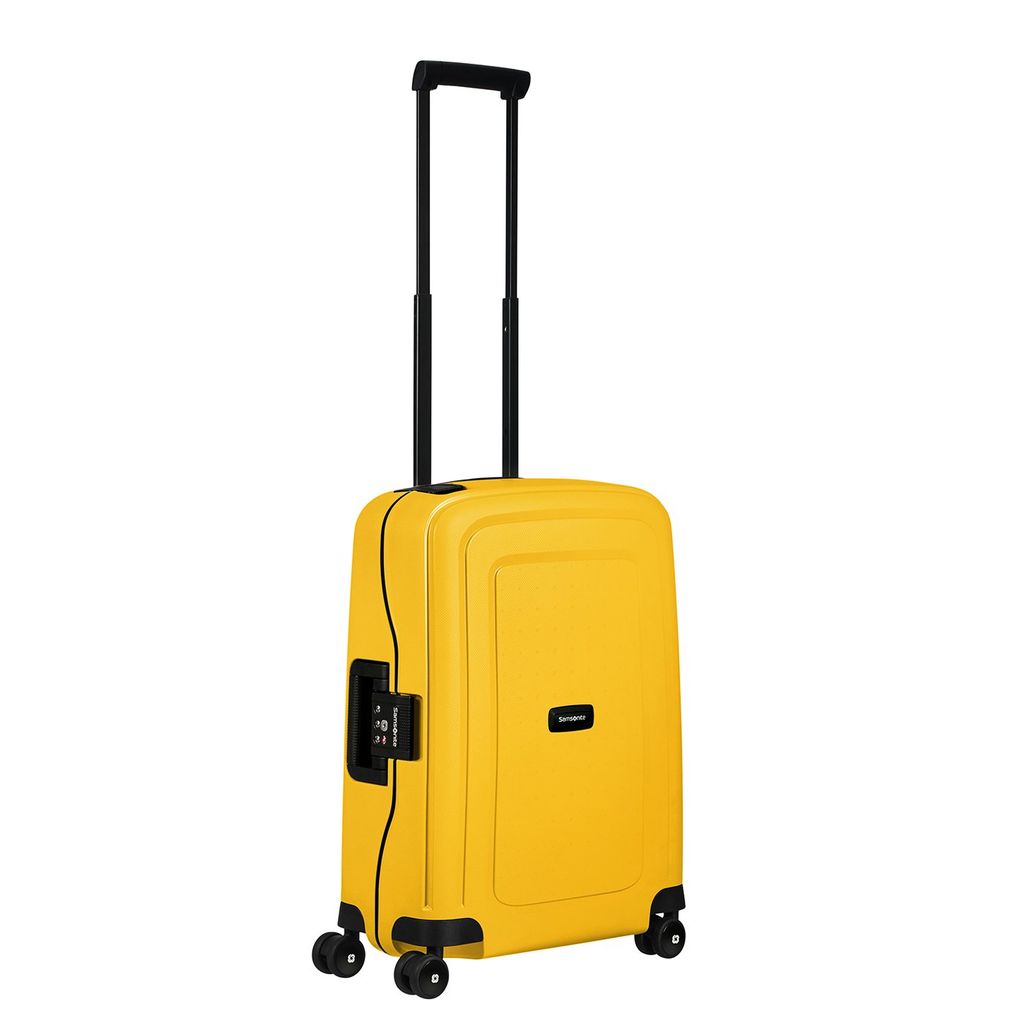 Vali Samsonite S cure size cabin màu vàng nội địa Đức made in EU