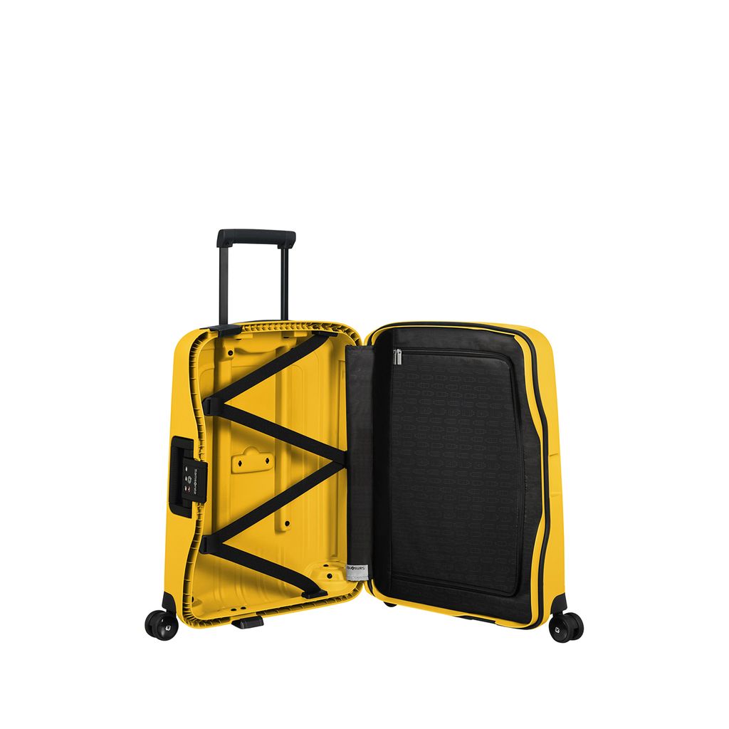 Vali Samsonite S cure size cabin màu vàng nội địa Đức made in EU