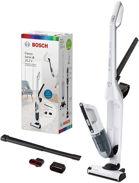 Hút bụi BOSCH 2in1 BBH32 Flexxo màu trắng