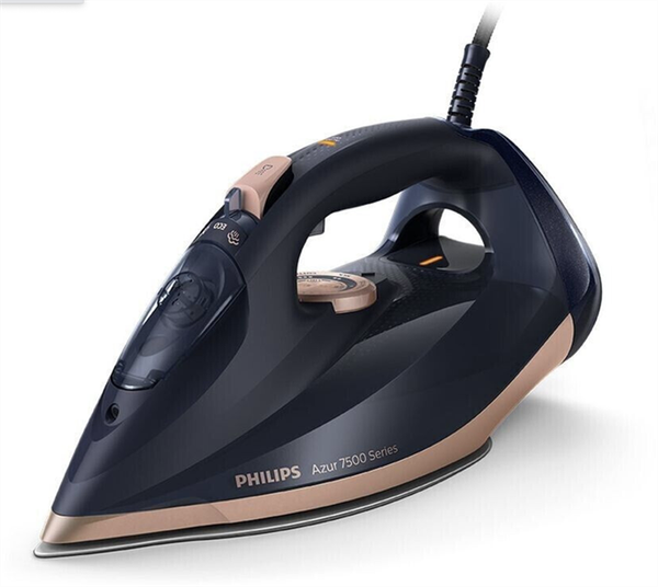 Bàn là hơi nước Philips Azur 7500 Series DST7510/80 màu xanh dương/vàng