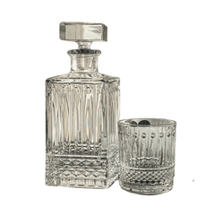 Bộ bình rượu pha lê Bohemia Windsor gồm 1 bình đựng rượu 850ml và 6 cốc 320ml