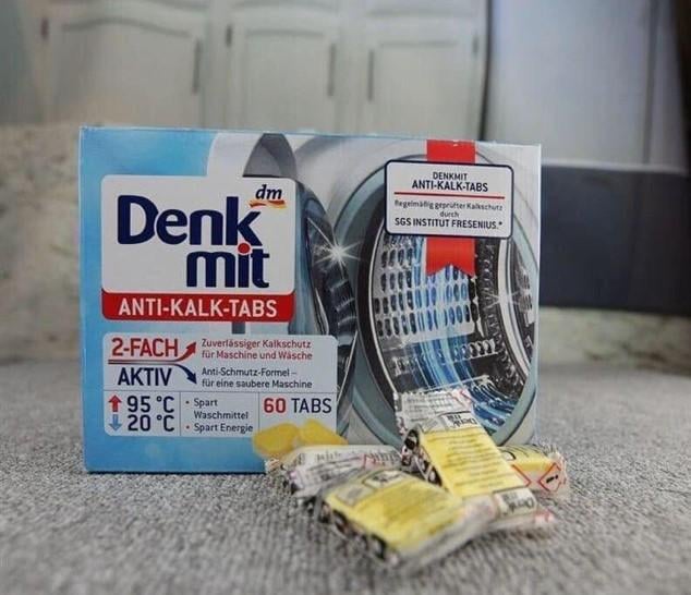Viên tẩy lồng giặt an toàn Denkmit Đức Anti-Kalk