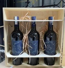 Thùng gỗ 3 chai rượu vang Astrale Vino Rosso d’Italia - Huyền thoại vang đỏ nước Ý