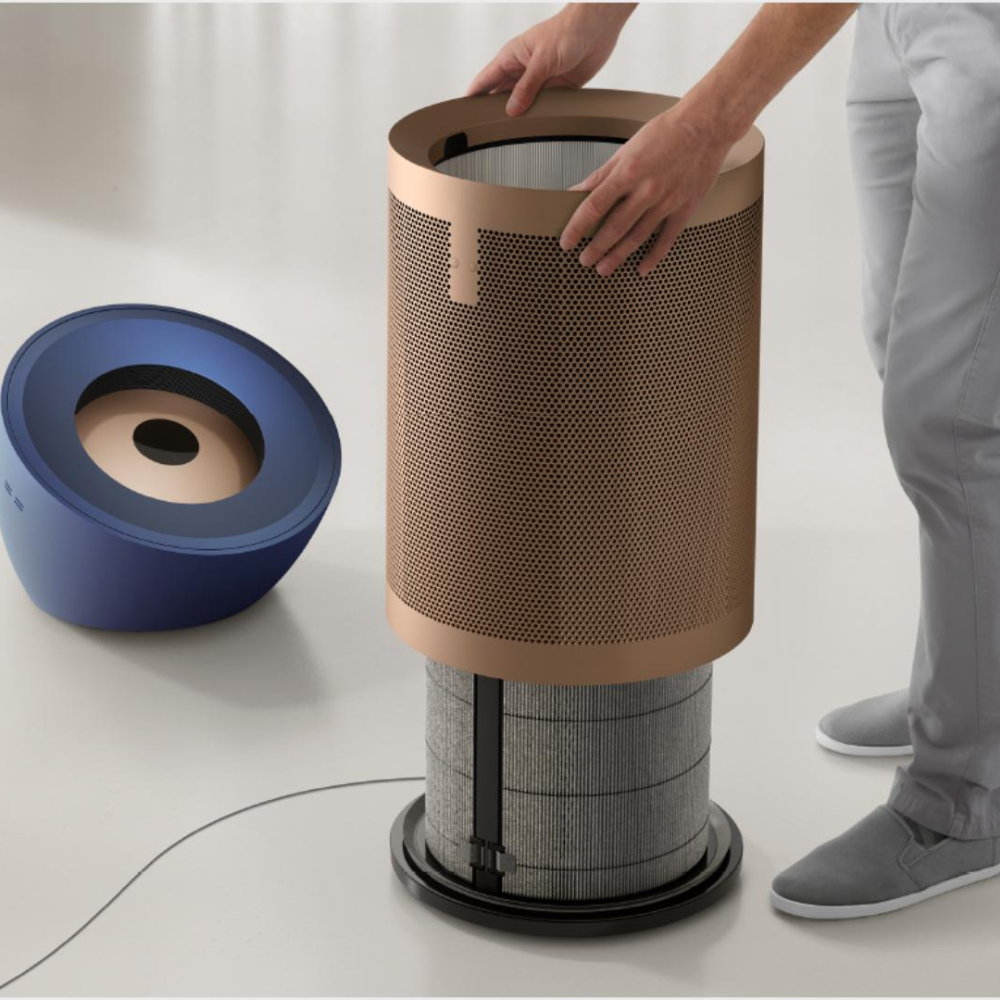 Máy lọc không khí DYSON Purifier Big + Quiet Formaldehyde BP04 màu xanh phổ/ vàng gold