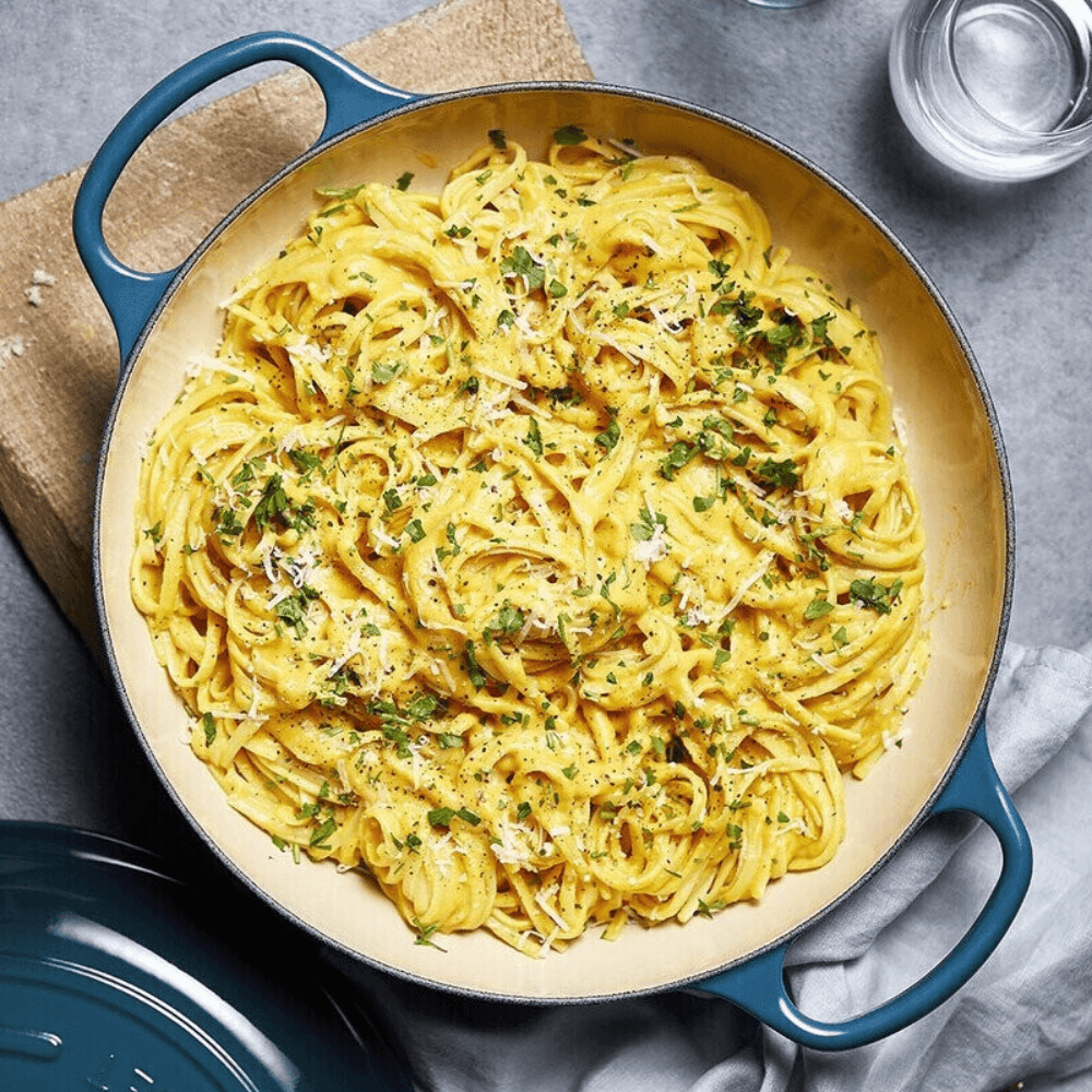 Nồi chảo gang Le Creuset Gourmet Profi 30cm màu xanh ngọc deep teal