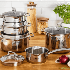 Bộ 5 nồi Inox cao cấp Tefal Duetto Plus G719SA55