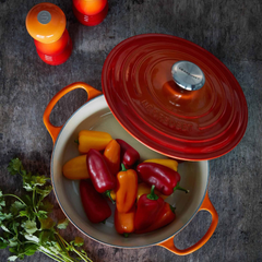 Nồi gang Le Creuset 24cm màu cam orange