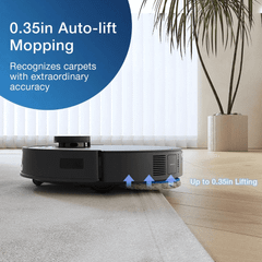Robot hút bụi lau nhà Ecovas Deebot T30s pro màu đen