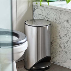 Thùng rác có bàn đạp Joseph Joseph 30152 10L màu inox