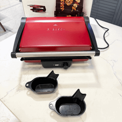 Máy nướng đa năng 2in1 BOSCH TCG4104 màu đỏ