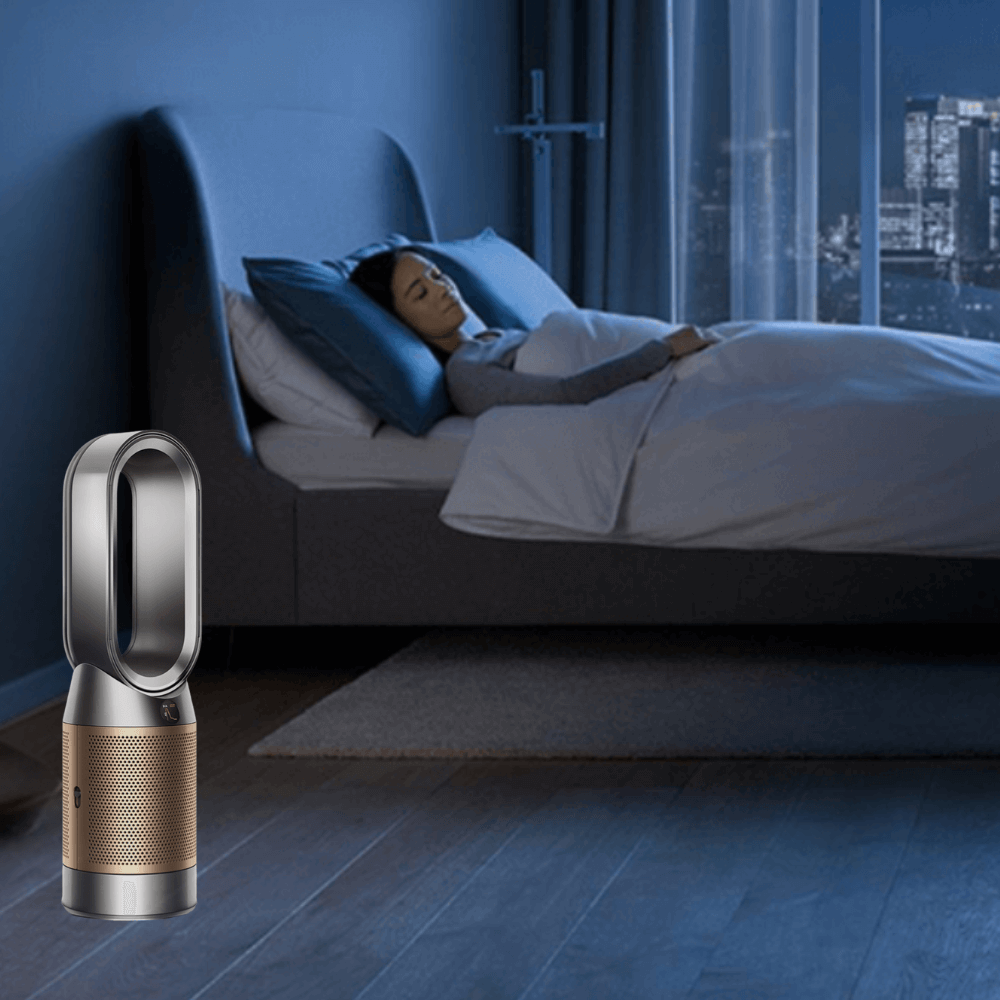 Quạt không cánh 3in1 DYSON 3in1 Purifier HP09 quạt nóng lạnh kèm lọc không khí màu xám niken