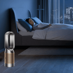 Quạt không cánh 3in1 DYSON 3in1 Purifier HP09 quạt nóng lạnh kèm lọc không khí màu xám niken