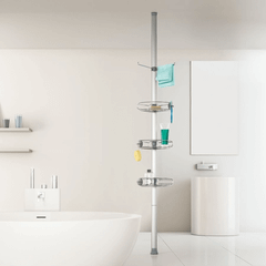 Giá treo dụng cụ nhà tắm loại chống sàn và trần Simplehuman 2,74m